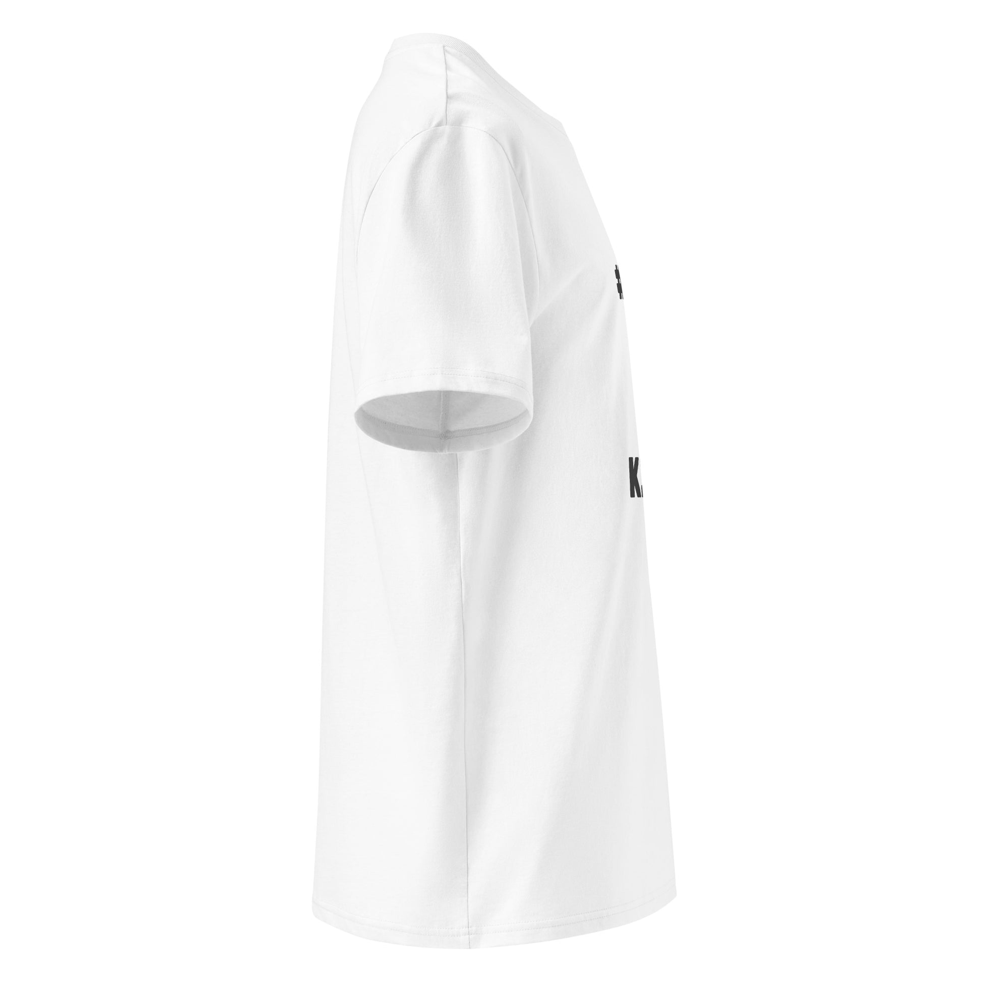 Бяла тениска #БащаМиЕПрокурор Отдясно