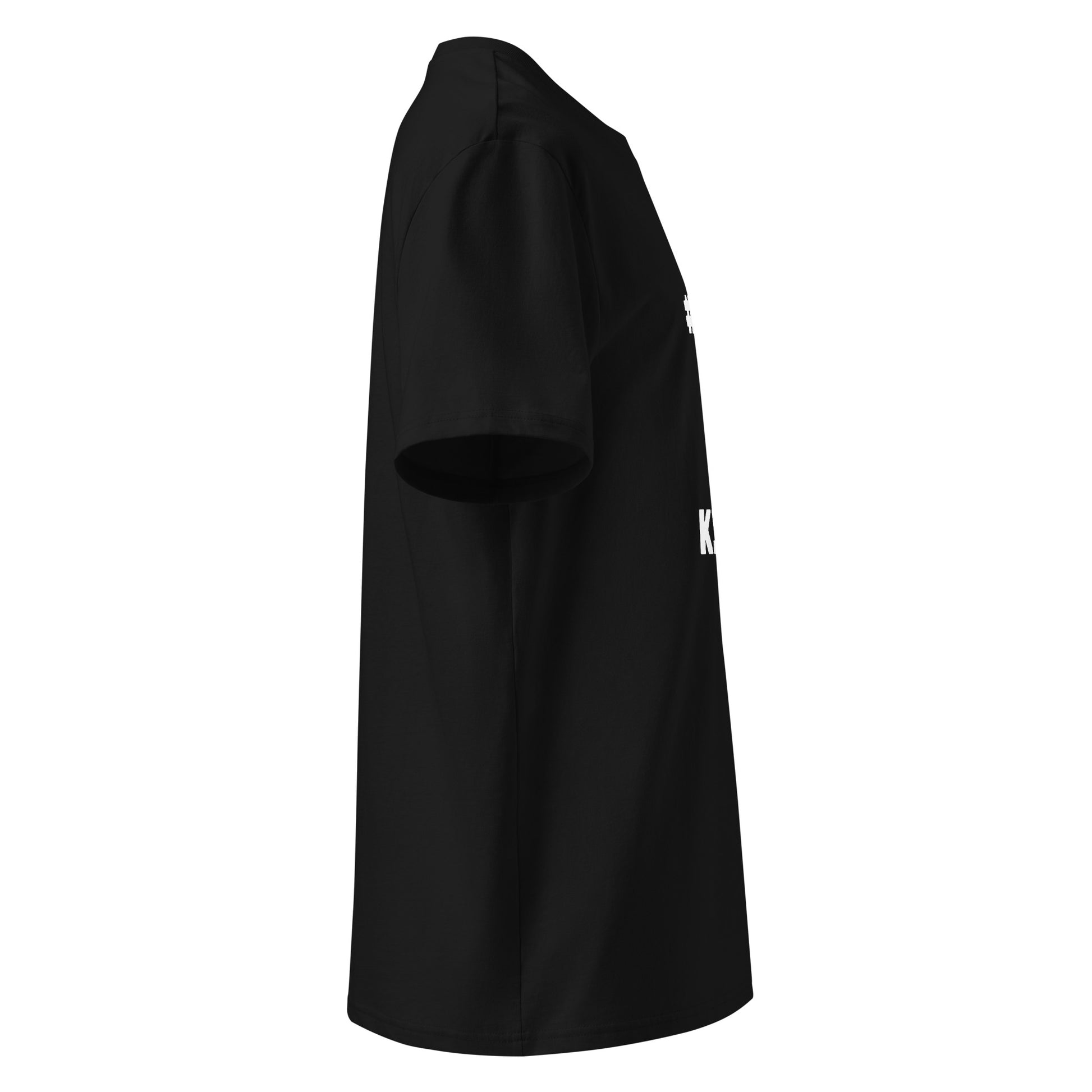 Черна тениска #БащаМиЕПрокурор Отдясно